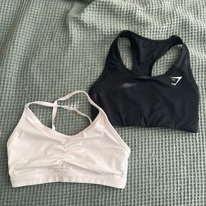 2 gymshark size medium bra